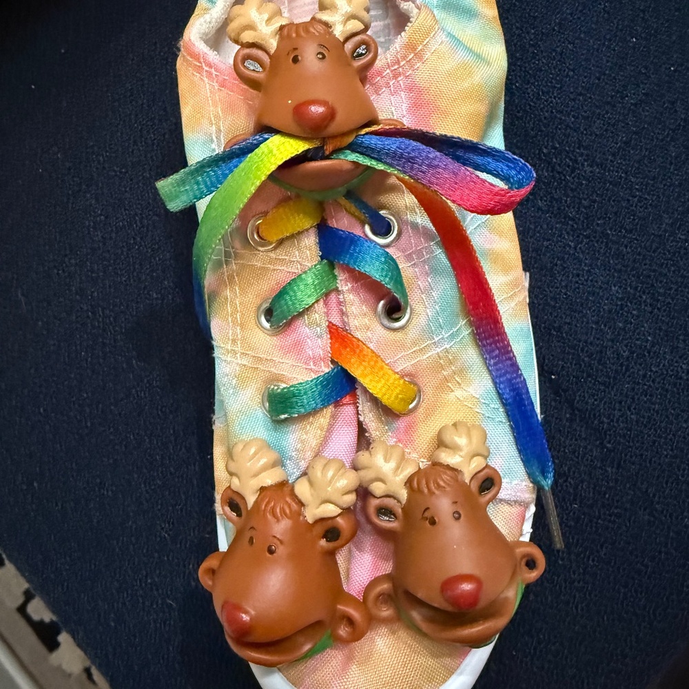 Reindeer Shoe Accessories (listing includes 3 pieces)